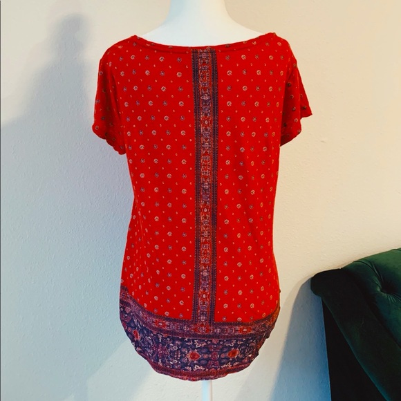 Lucky Brand Patterned Top - Picture 2 of 3